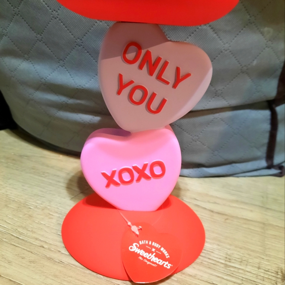 Sweetheart candle holder 3 wick bath and body works